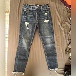 Old Navy High-Rise Super Skinny Jeans - Dark Blue